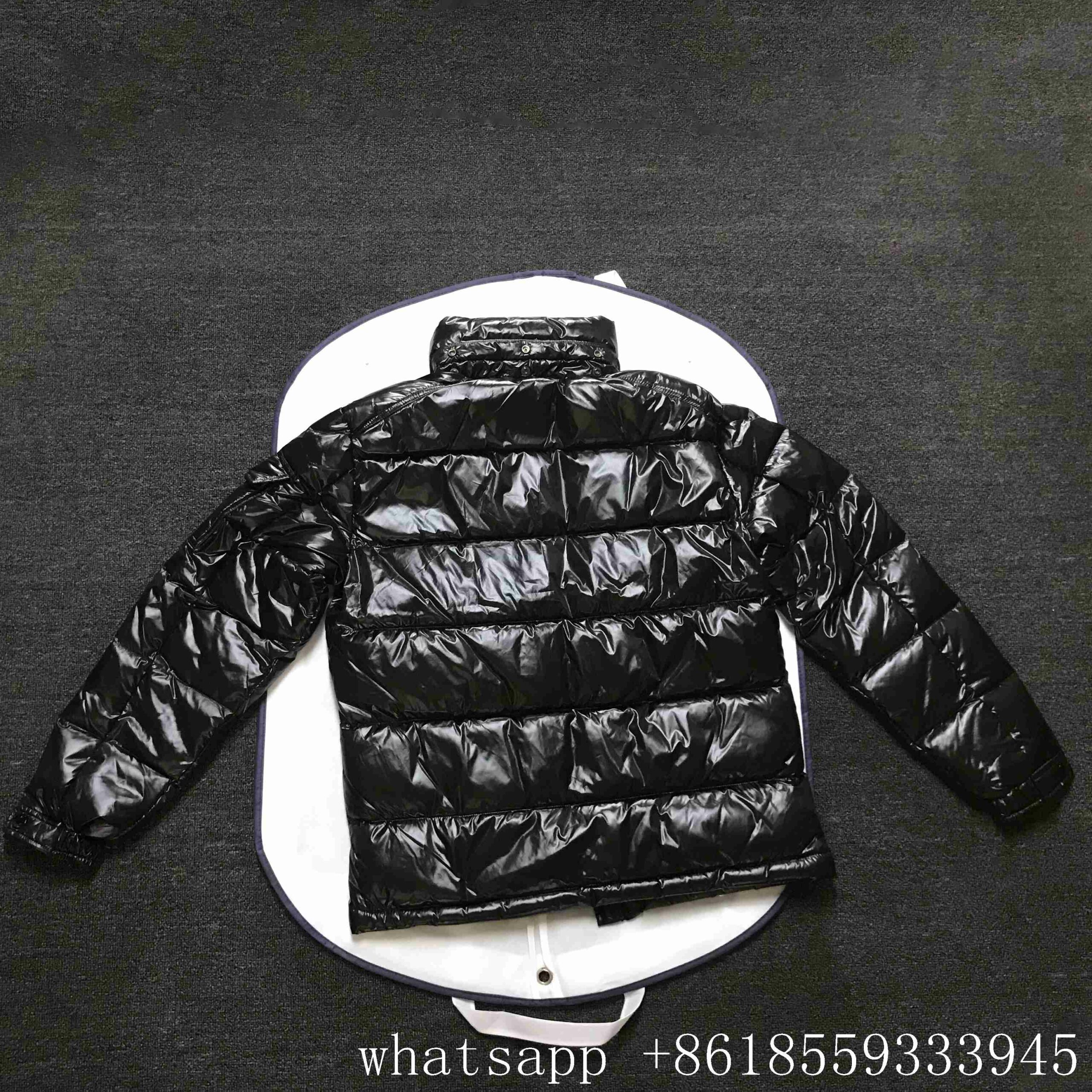 Moncler black down jacket