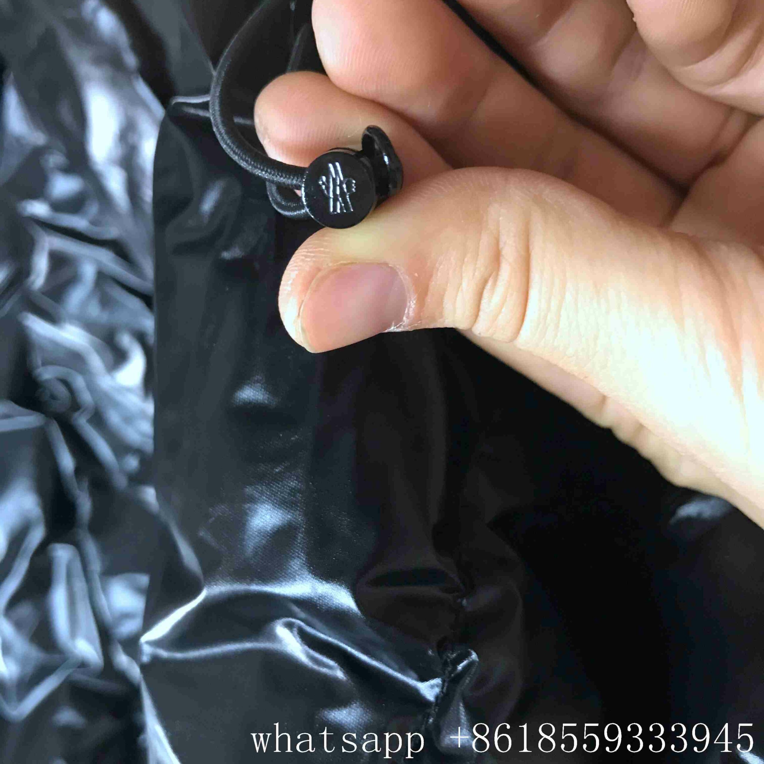 Moncler black down jacket