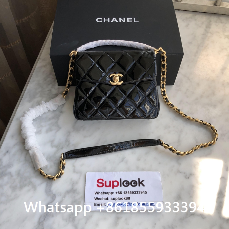 Chanel Mini Flap Bag With Top Handle (17)