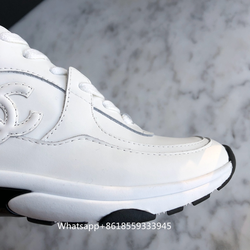 CHANEL 24K Low-Top Casual Shoes Women's White (6)