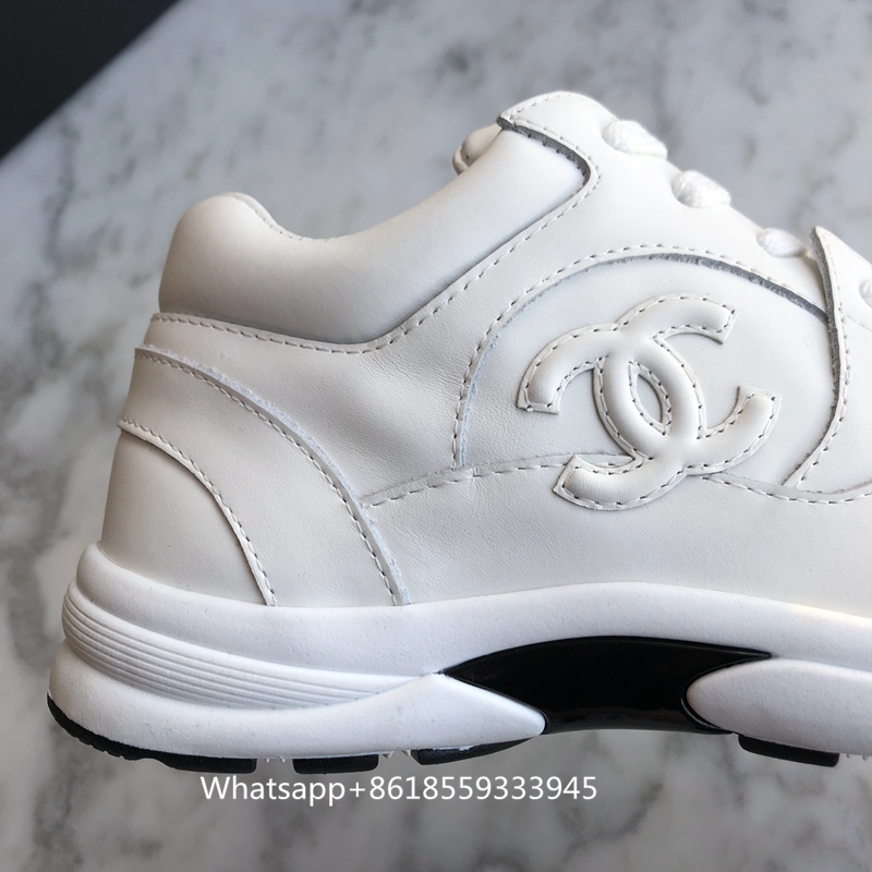 CHANEL 24K Low-Top Casual Shoes Women's White (7)