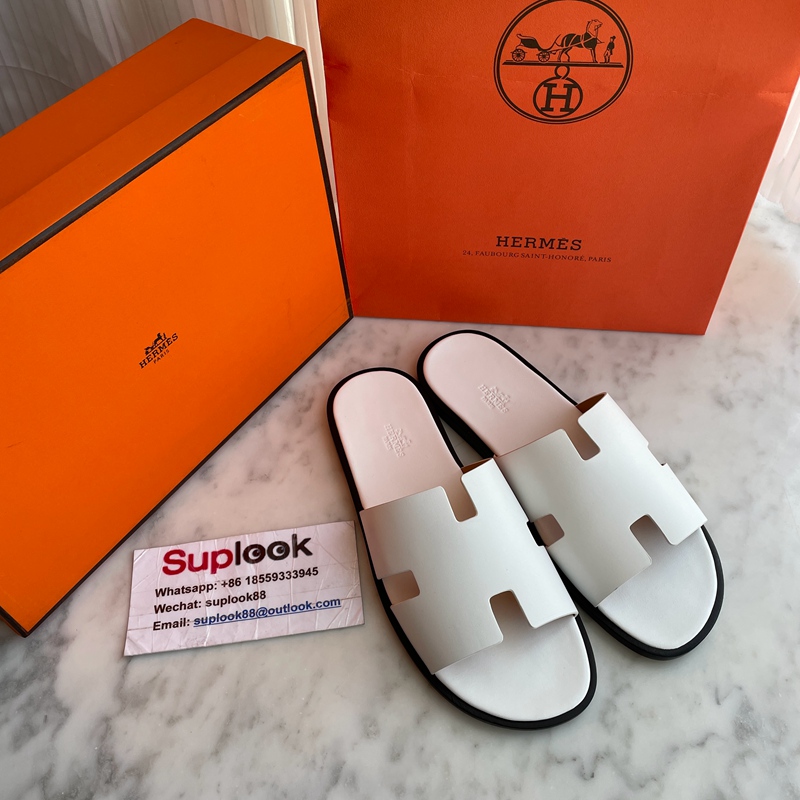 Hermes Izmir Sandal Blanc (3)