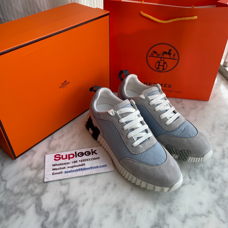 Hermès Bouncing Sneaker Gris Nuage (3)
