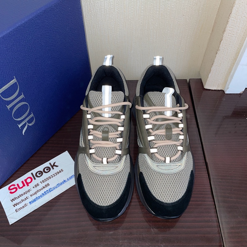 Dior B22 Khaki Black Calfskin (18)