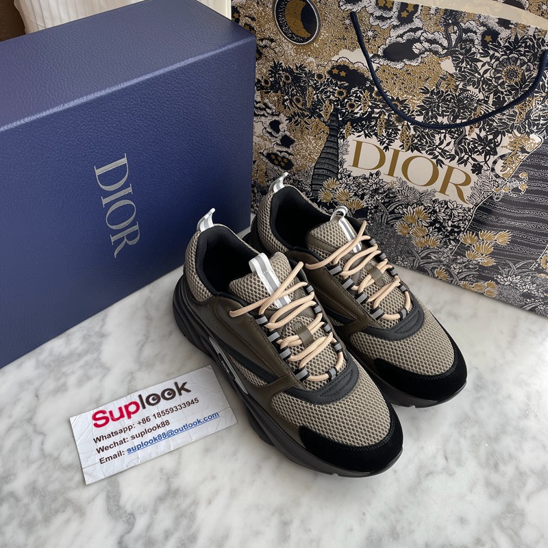 Dior B22 Khaki Black Calfskin (3)