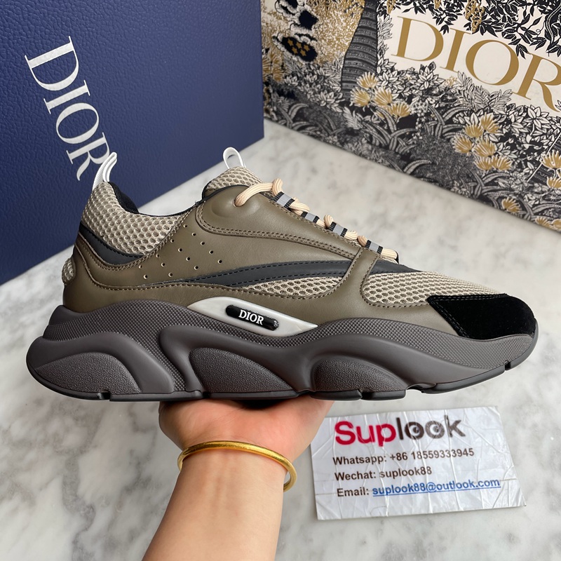 Dior B22 Khaki Black Calfskin (4)