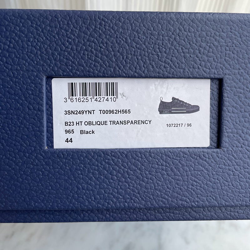 Dior B23 League Low Top Sneaker Black Dior Oblique Jacquard (1)