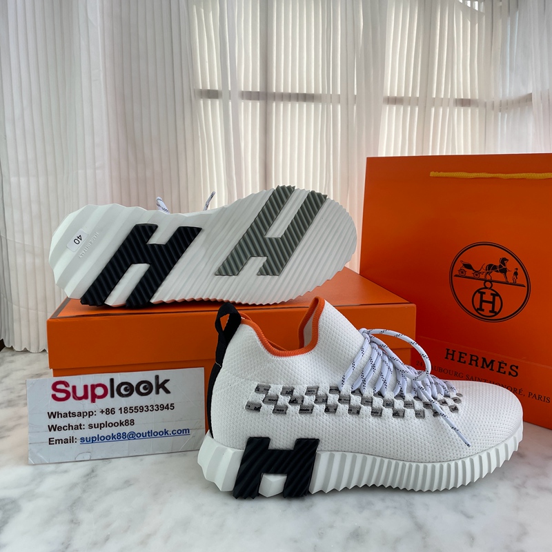 Hermes Flex Slip-on Sneaker White (17)