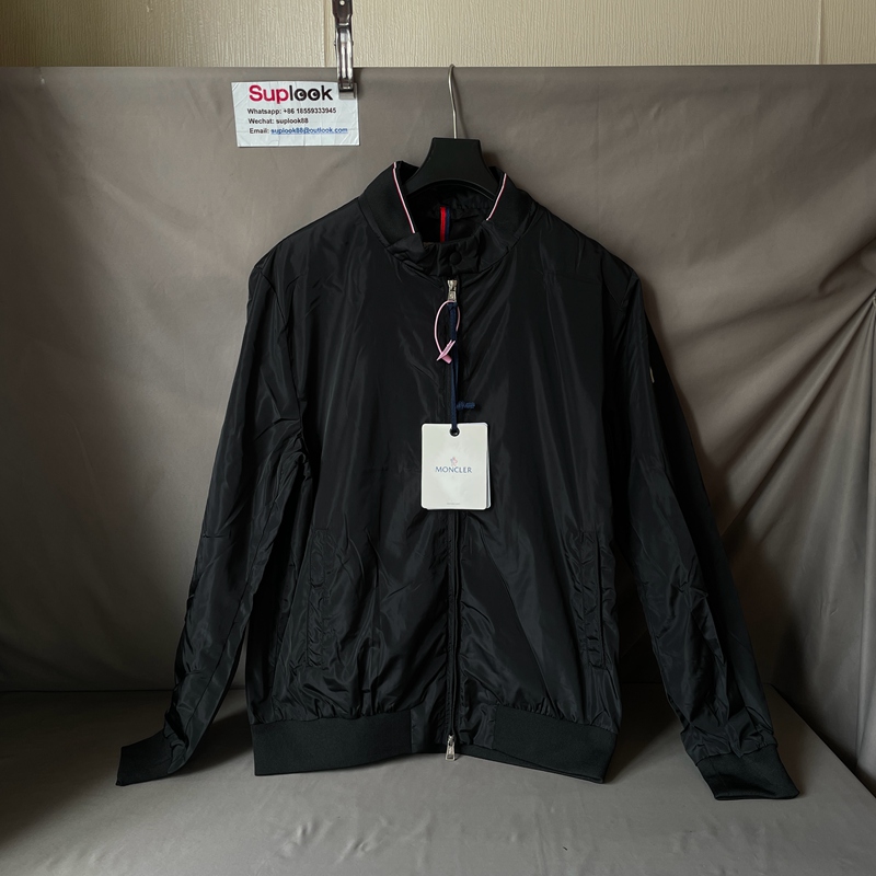 MONCLER REPPE RAIN JACKET BLACK (1)