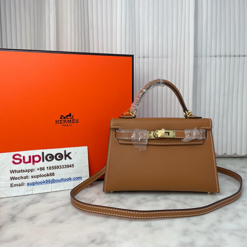Hermès Epsom Mini Kelly Sellier 20 Gold (2)
