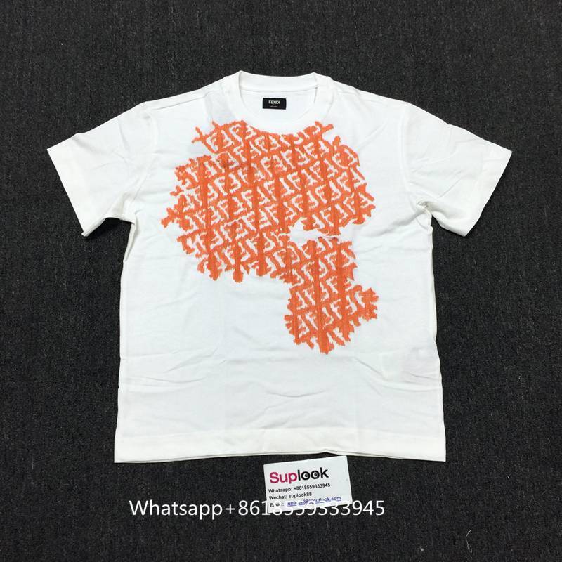 Fendi White jersey T-shirt (1)