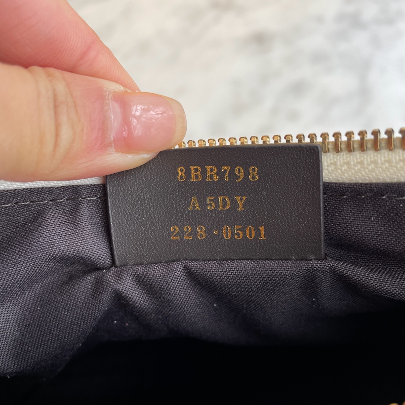 Fendigraphy Small White Leather Bag (21)