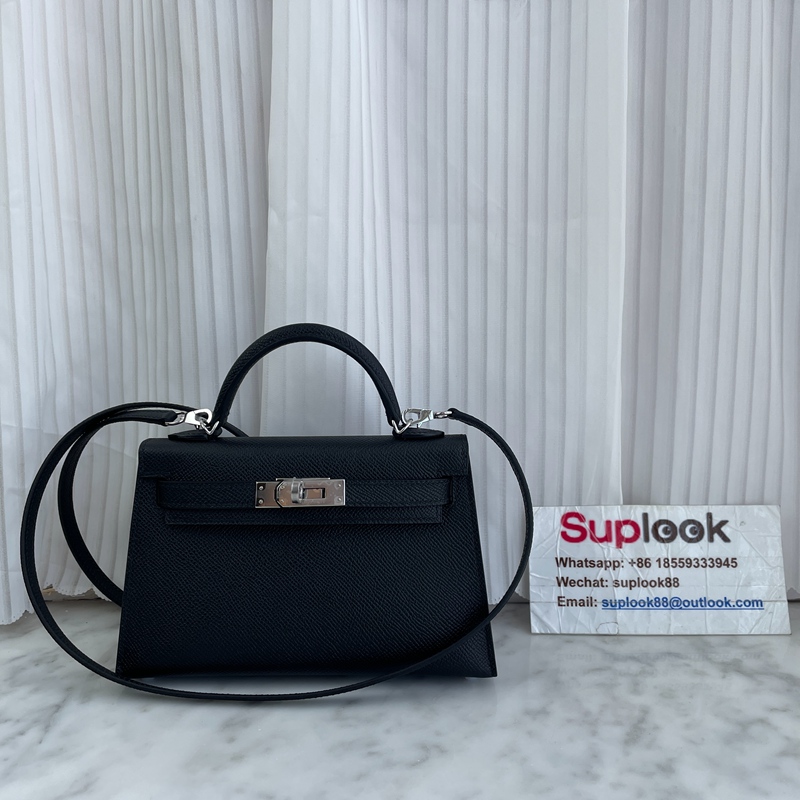 Hermes Epsom Mini Kelly Sellier 20 Blac (1)