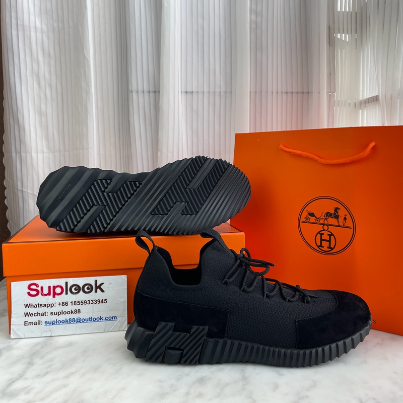 Hermes Lift Slip-on Sneaker Noir (18)