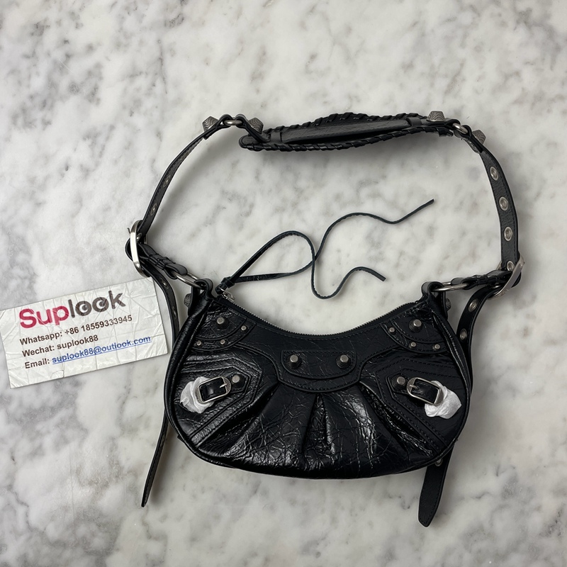 Balenciaga Le Cagole Shoulder Bag XS Black (2)