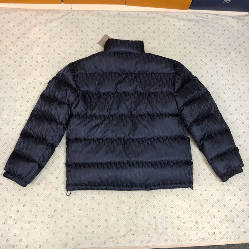 Dior Oblique Down Jacket Navy Blue Technical Jacquard (27)