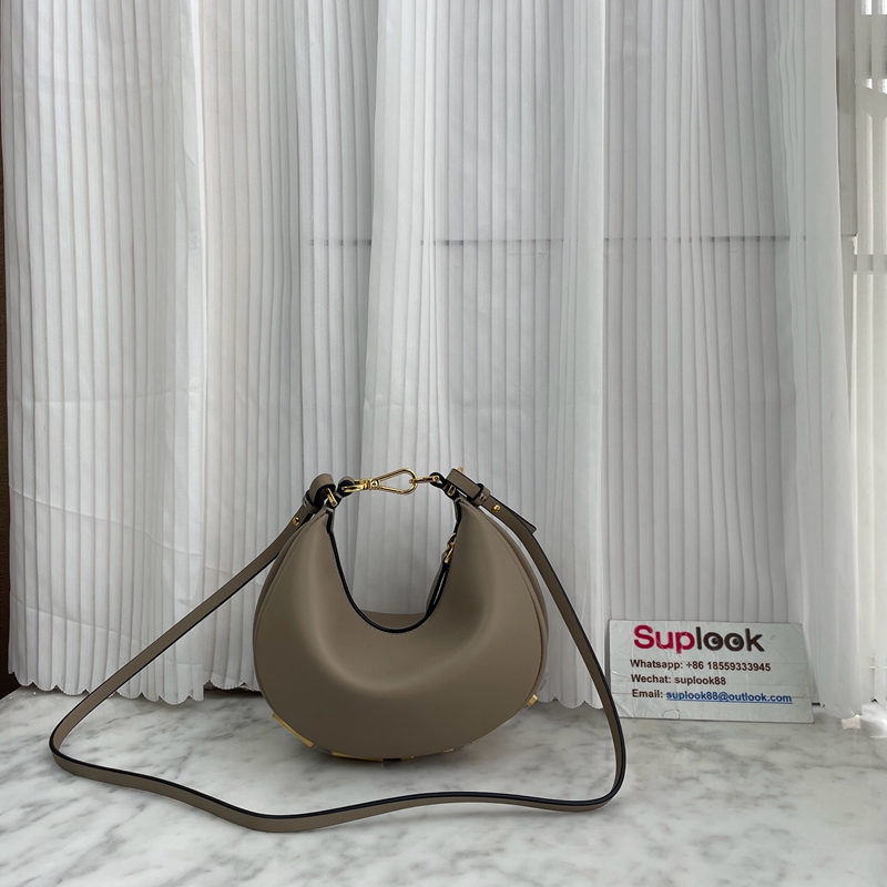 Fendi Fendigraphy Mini Leather Grey (2)