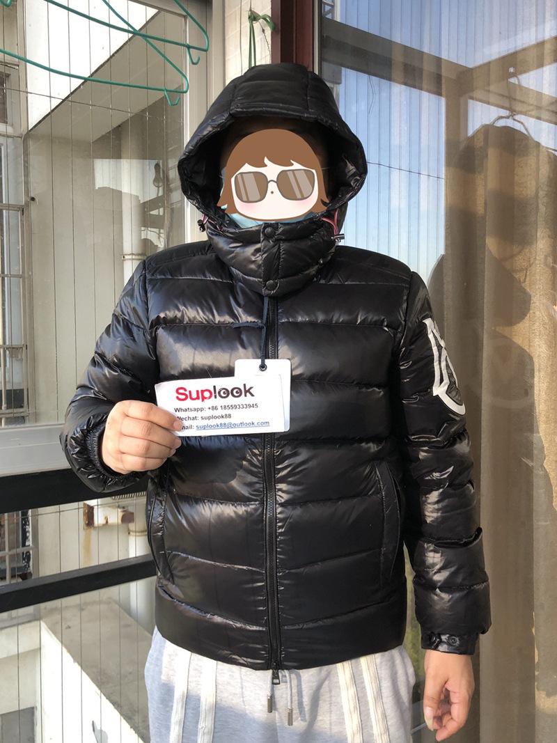 Moncler Quilted Shell Hooded Down Black Jacket (1)