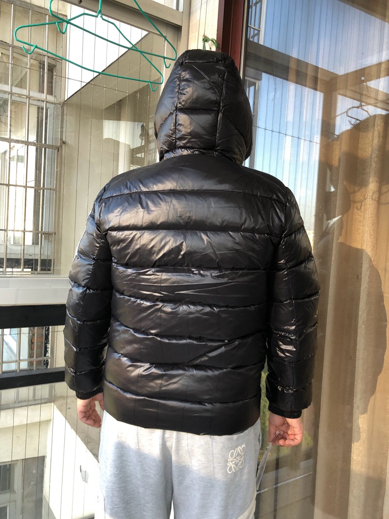 Moncler Quilted Shell Hooded Down Black Jacket (4)