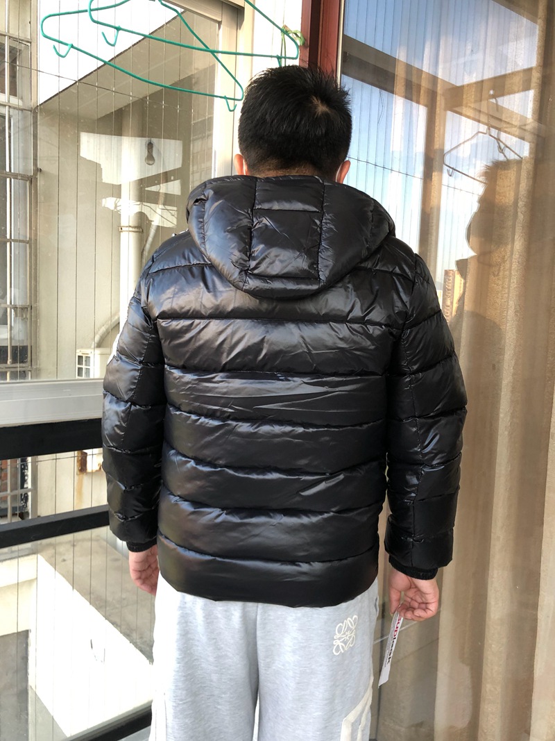 Moncler Quilted Shell Hooded Down Black Jacket (9)