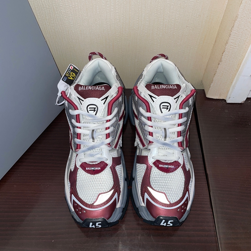 Balenciaga Runner Burgundy Grey (21)