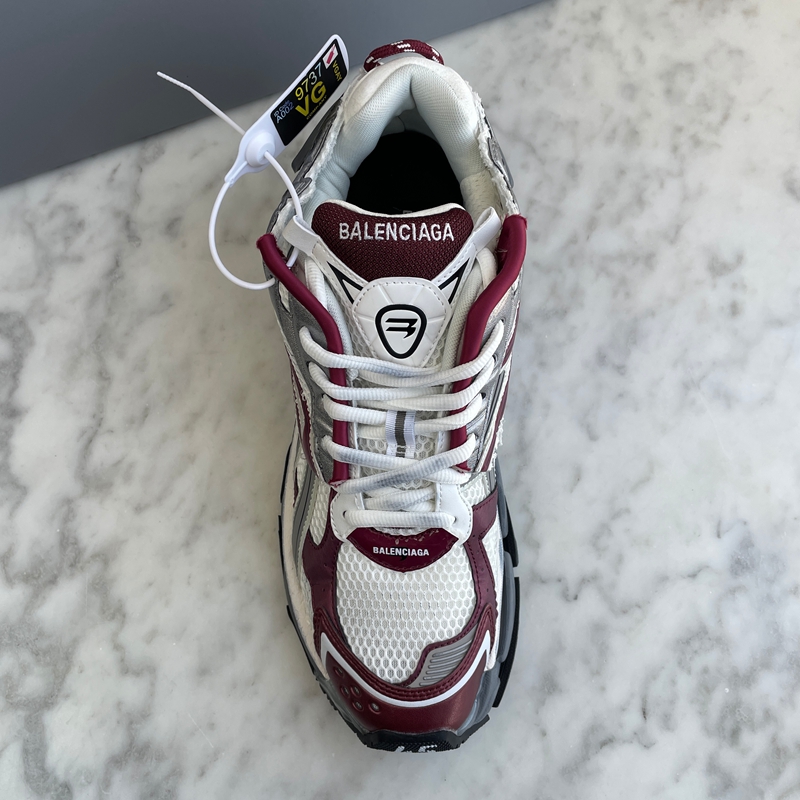 Balenciaga Runner Burgundy Grey (9)