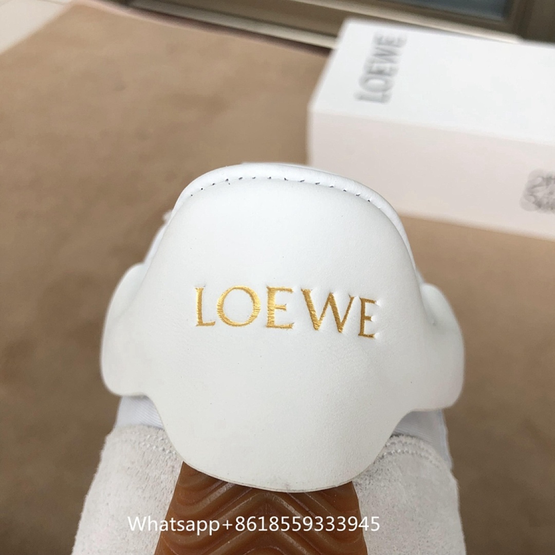 L-oewe Flow Runner Low White Light Grey Gum (12)