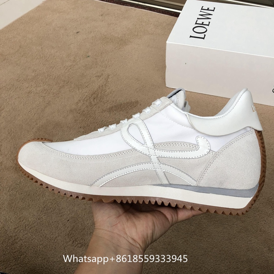 L-oewe Flow Runner Low White Light Grey Gum (14)