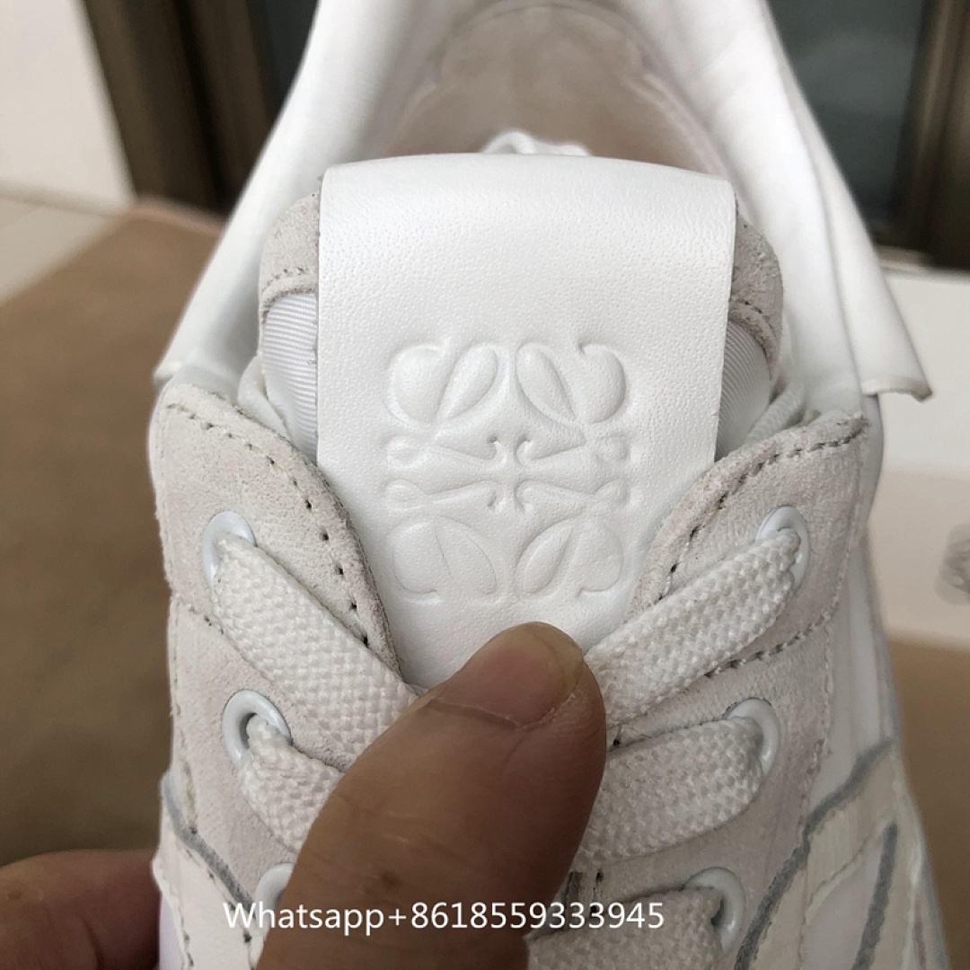 L-oewe Flow Runner Low White Light Grey Gum (16)