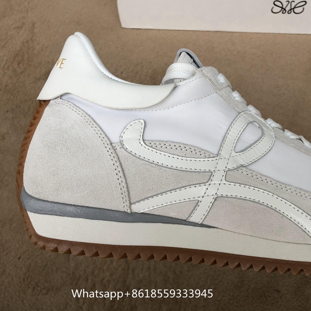 L-oewe Flow Runner Low White Light Grey Gum (19)