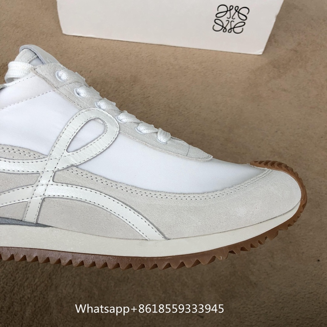 L-oewe Flow Runner Low White Light Grey Gum (20)
