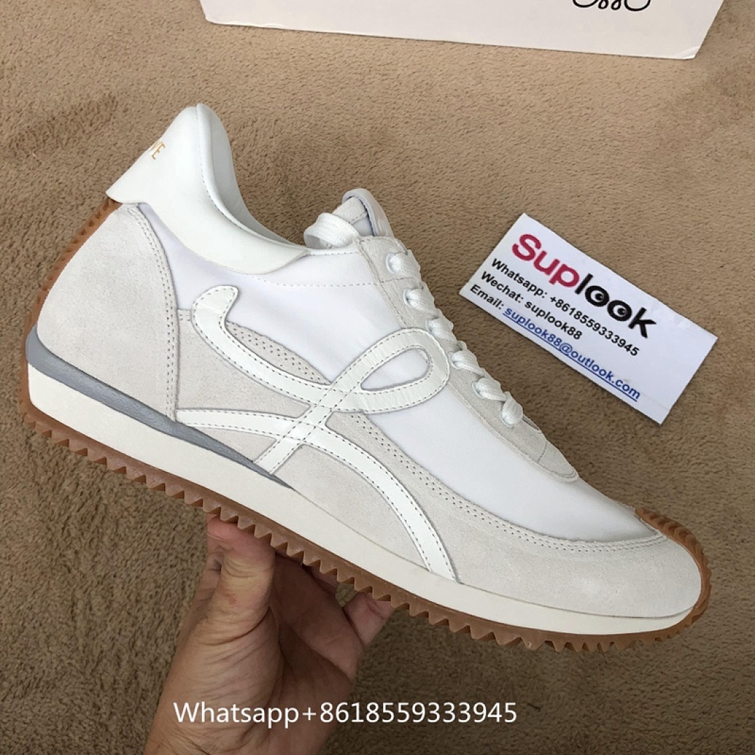 L-oewe Flow Runner Low White Light Grey Gum (21)