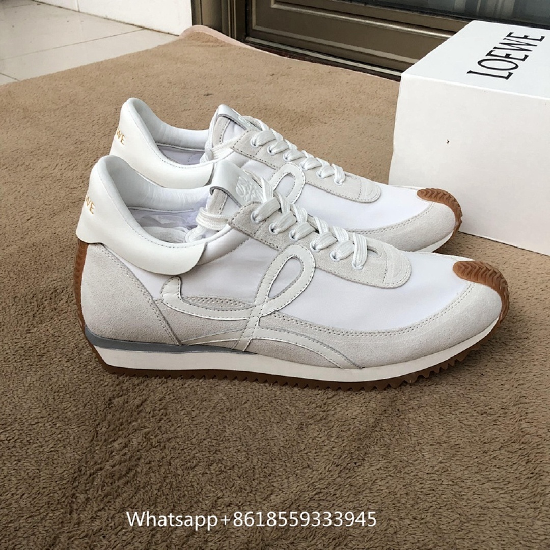 L-oewe Flow Runner Low White Light Grey Gum (22)