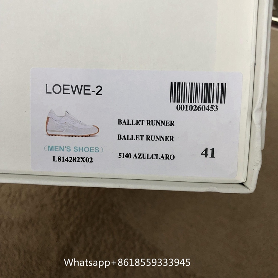 L-oewe Flow Runner Low White Light Grey Gum (3)