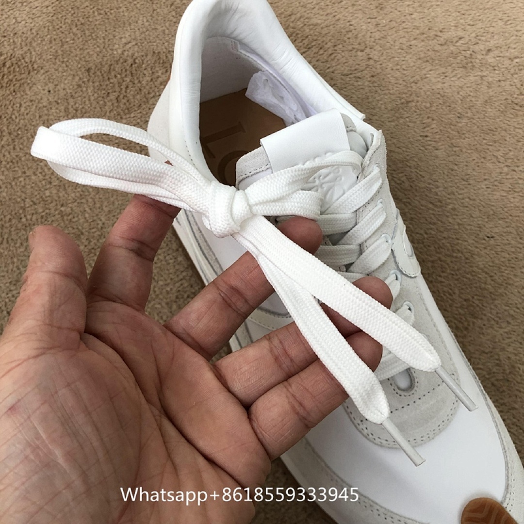 L-oewe Flow Runner Low White Light Grey Gum (9)