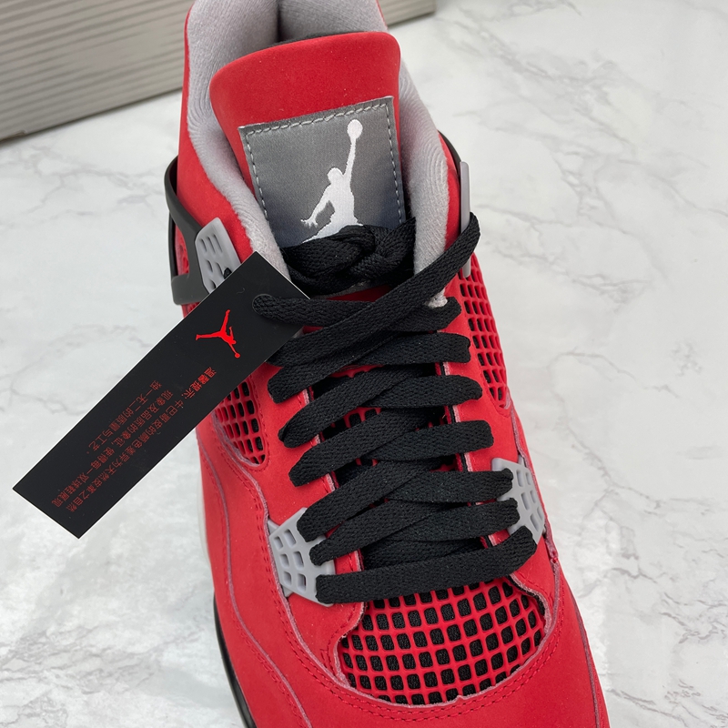 Air Jordan 4 Toro Bravo Fire Red and Black FQ8138-600 (10)