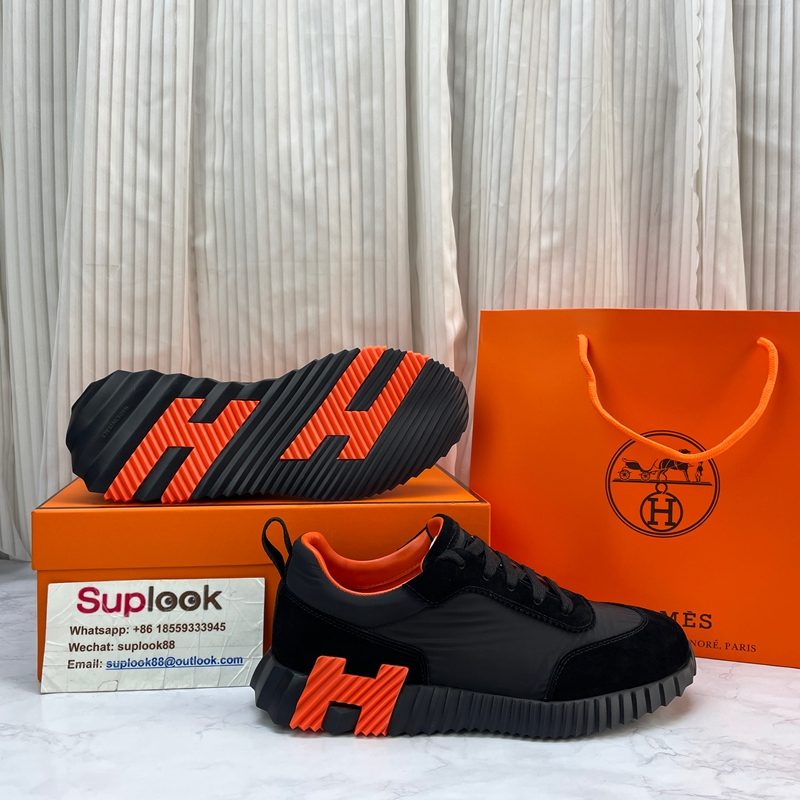 Hermès Bouncing Sneaker Noir H Miel (3)