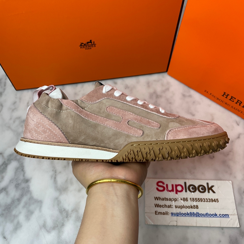 Hermès Jet sneaker Gold Kraft (3)
