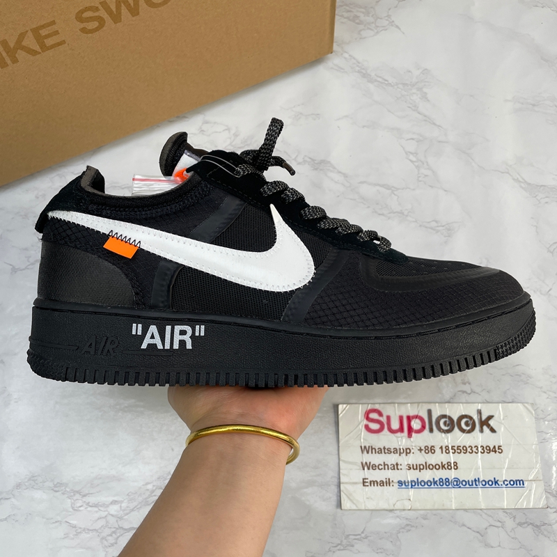 Nike Air Force 1 Low Off-White Black White AO4606-001 (4)