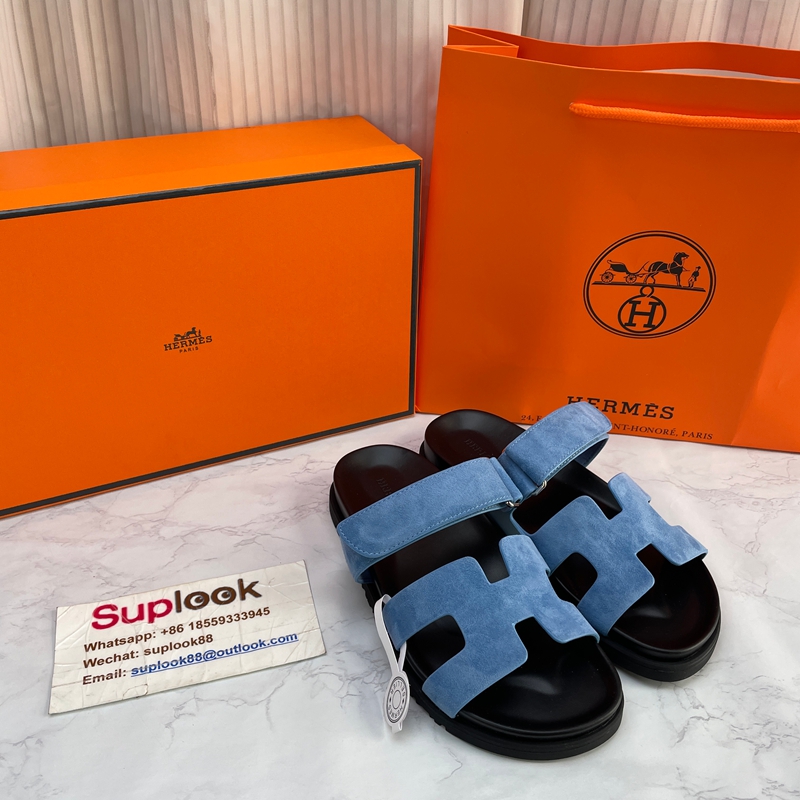 Hermes Chypre Sandal Bleu (3)
