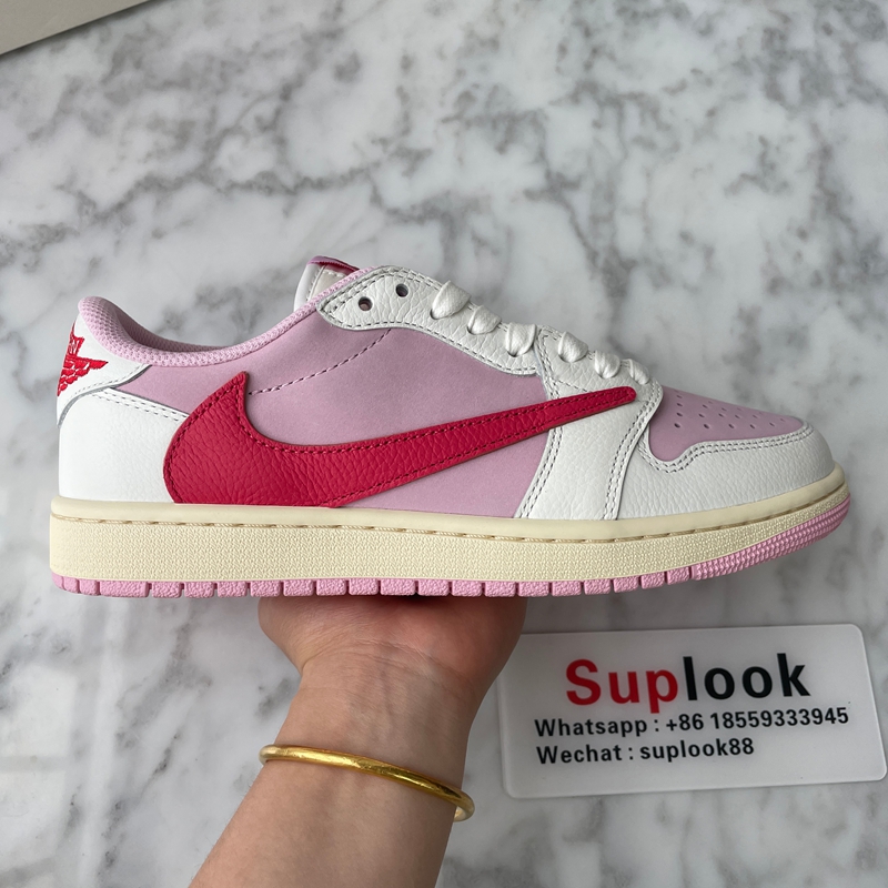 Jordan 1 Retro Low OG SP Travis Scott Sail Tropical Pink IQ7604-101 (4)
