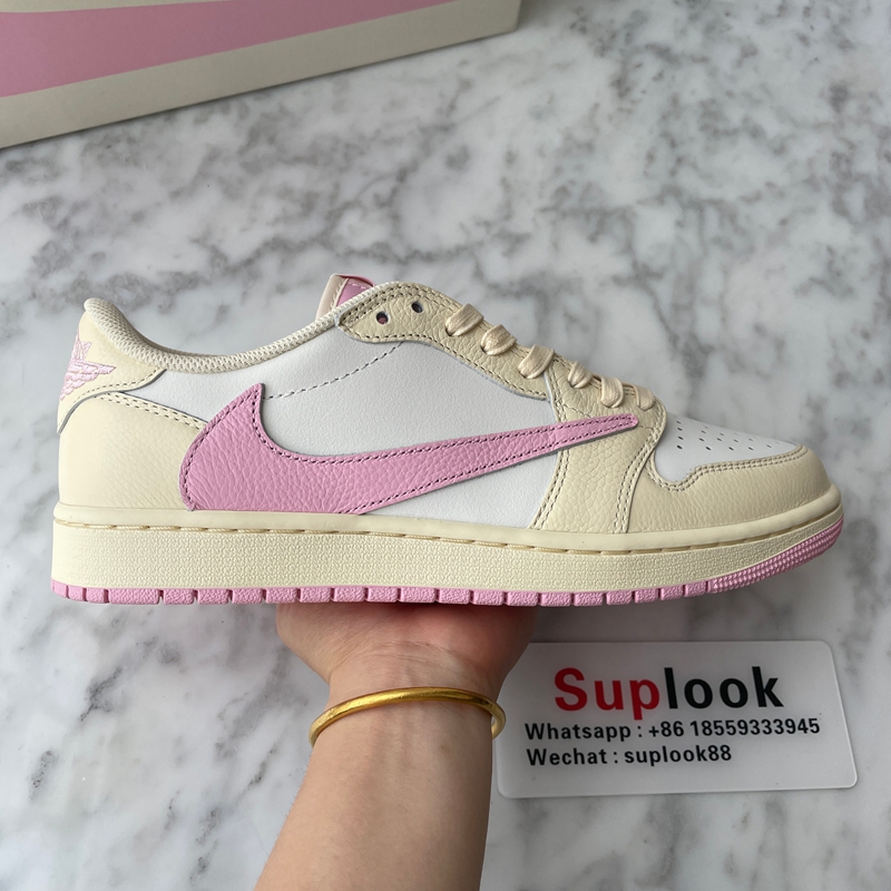 Jordan 1 Retro Low OG SP Travis Scott Shy Pink IQ7604-100 (4)