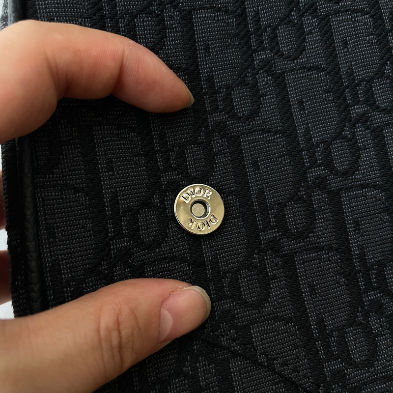 Dior Saddle Bag Black Dior Oblique Jacquard (16)