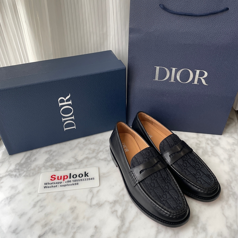 Dior Granville Loafer Black Smooth Calfskin and Black (3)