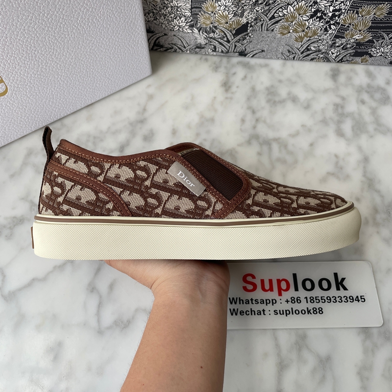 Dior Saltwind Slip-On Sneaker Black Dior Oblique Jacquard (4)