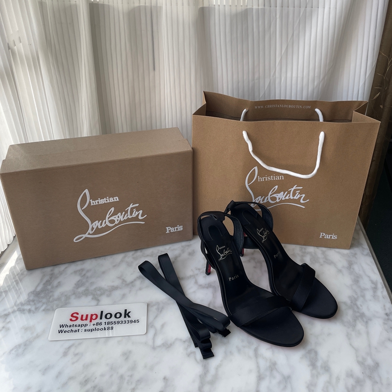 Christian Louboutin Miss Z Du Desert 100MM Satin Sandals (3)